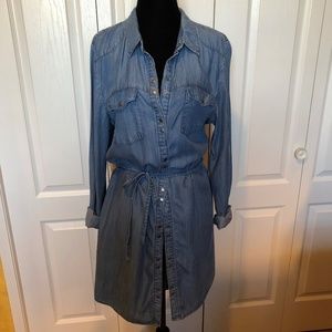 Chambray Shirt Dress